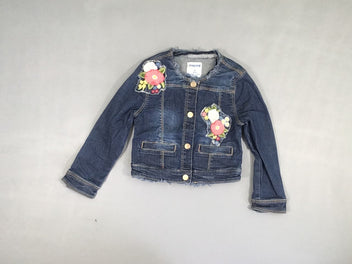 Veste en jean broderies