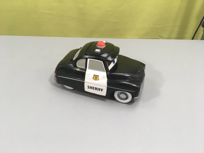 Voiture sonore Noire Sheriff Cars, moins cher chez Petit Kiwi