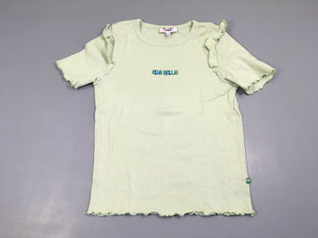 T-shirt m.c vert clair côtelé ciao bella!