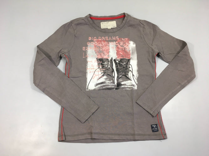 T-shirt m.l gris big dreams chaussures, moins cher chez Petit Kiwi