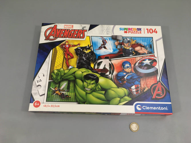 Neuf-Puzzle Avengers 104pcs, moins cher chez Petit Kiwi