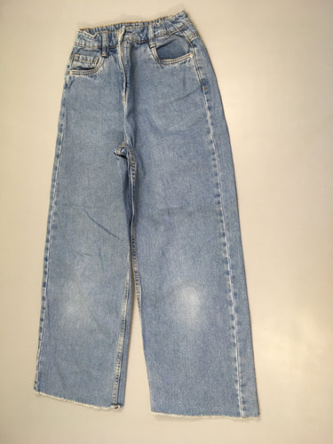 Jeans large effet effiloché, moins cher chez Petit Kiwi