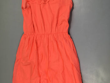 Robe m.c corail dentelle