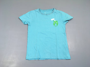 T-shirt m.c bleu monstre vert