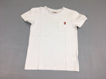 T-shirt m.c blanc poche drapeau