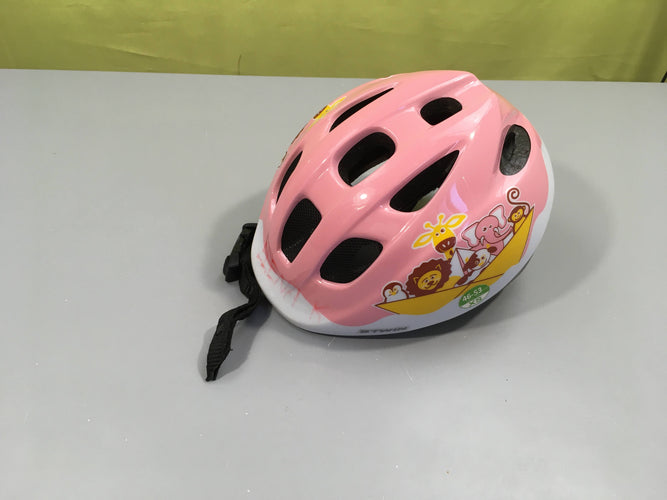 Casque de vélo rose animaux, 46-53cm, moins cher chez Petit Kiwi