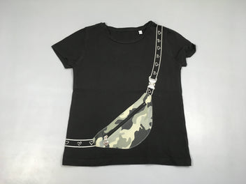 T-shirt m.c noir banane camouflage