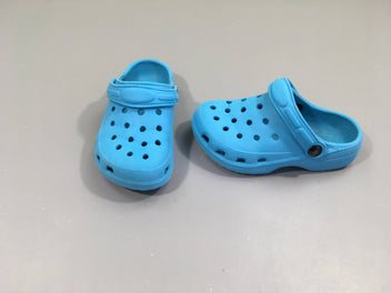 Sabots style Crocs bleues, 27