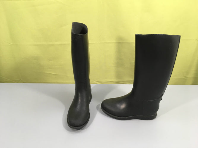 Bottes équitation noires en caoutchou, 30, moins cher chez Petit Kiwi