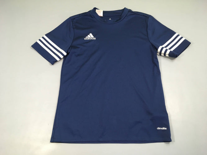 T-shirt m.c de sport bleu foncé adidas, moins cher chez Petit Kiwi