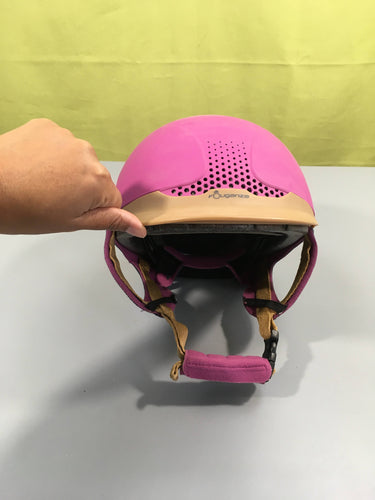 Casque d'équitation rose, 53-55cm, moins cher chez Petit Kiwi