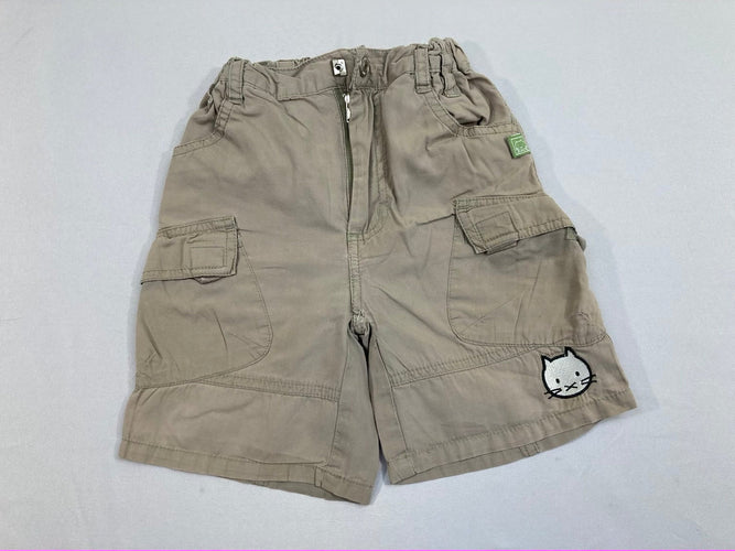 Bermuda cargo beige Musti, moins cher chez Petit Kiwi