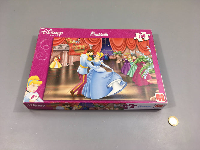 Puzzle Cendrillon 100cs, +5a - complet, moins cher chez Petit Kiwi