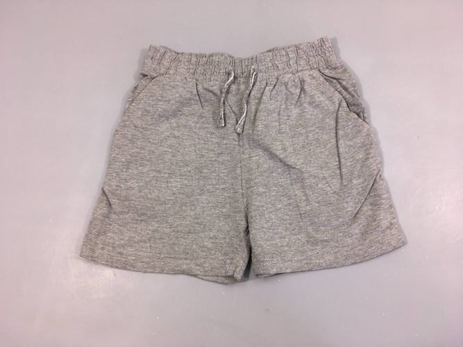 Short jersey gris chiné, moins cher chez Petit Kiwi