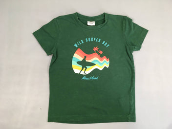 T-shirt m.c vert flammé Surfer Boy