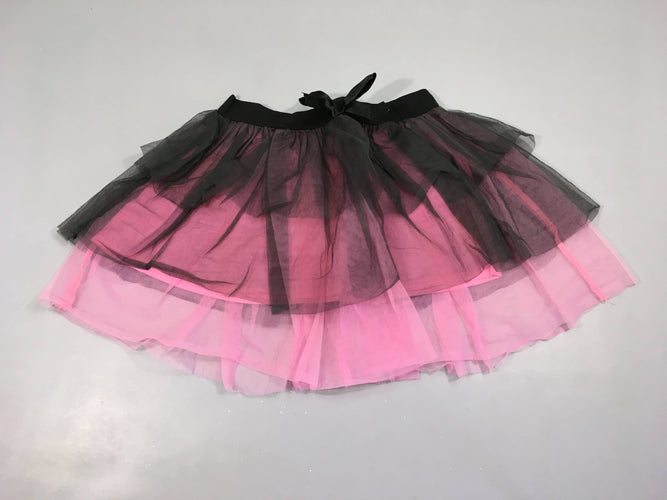 Jupe tulle noir/rose, moins cher chez Petit Kiwi