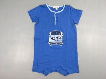 Combishort jersey bleu bus