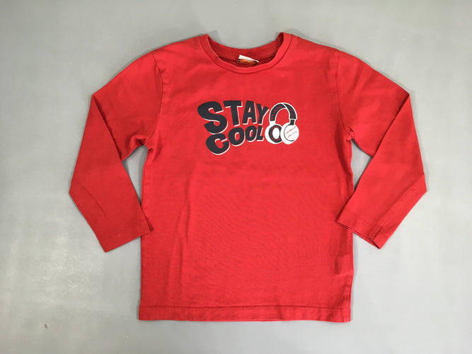 T-shirt m.l rouge Stay Cool, moins cher chez Petit Kiwi