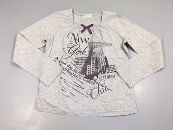 T-shirt m.l gris chiné New-York, Chemiland