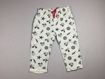 Pantalon molleton gris clair - Mickey