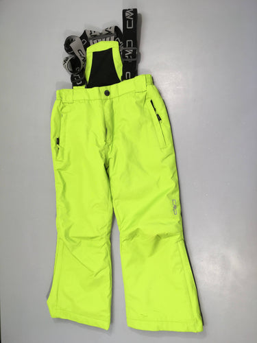 Pantalon de ski vert annis à bretelles, moins cher chez Petit Kiwi