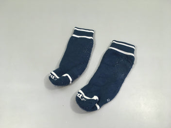 Chaussettes de ski bleu foncé Wed'ze 23-26