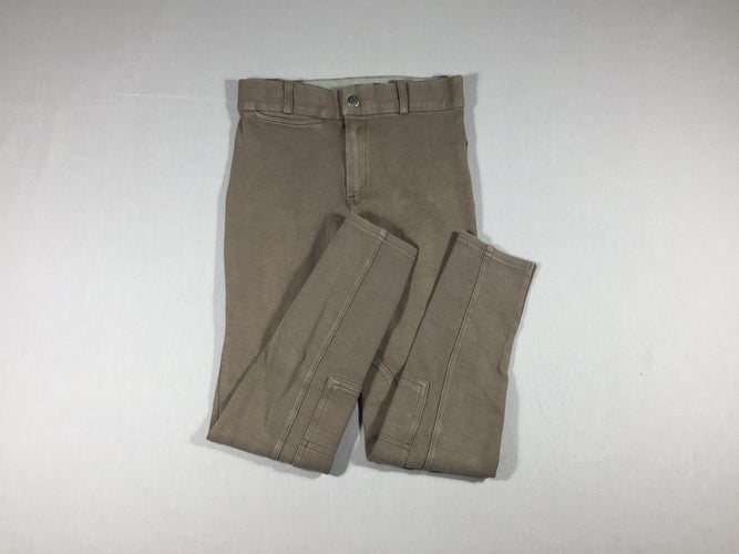 Pantalon gris/beige Fouganza, moins cher chez Petit Kiwi