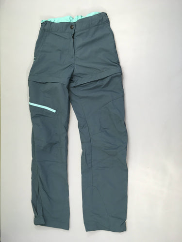 Pantalon de randonnée modulable en short bleu, moins cher chez Petit Kiwi