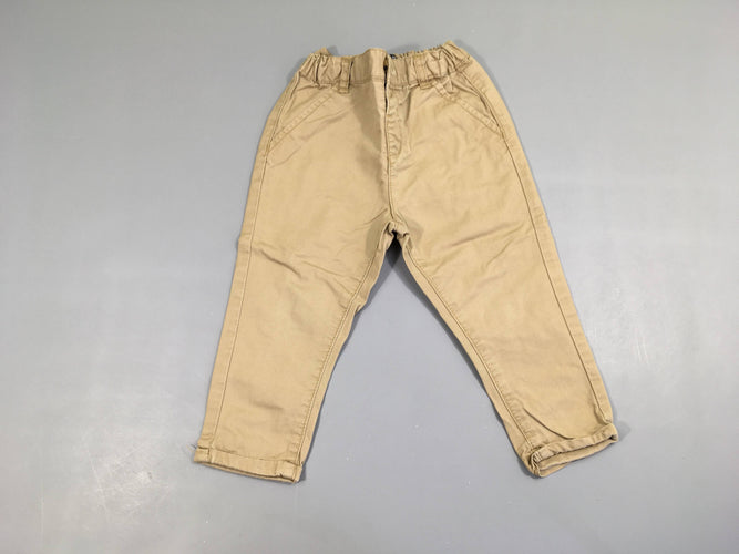 Pantalon chino beige, moins cher chez Petit Kiwi