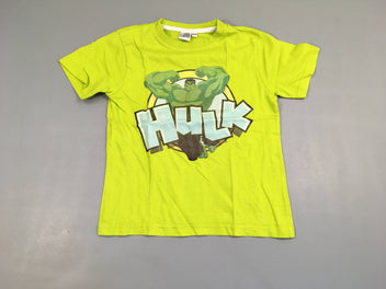 T-shirt m.c vert pomme Hulk-Légèrement bouloché