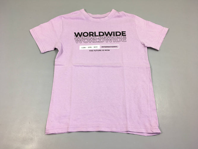 T-shirt m.l lilas WorldWide, moins cher chez Petit Kiwi