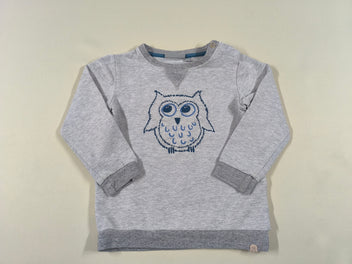 Sweat gris chouette