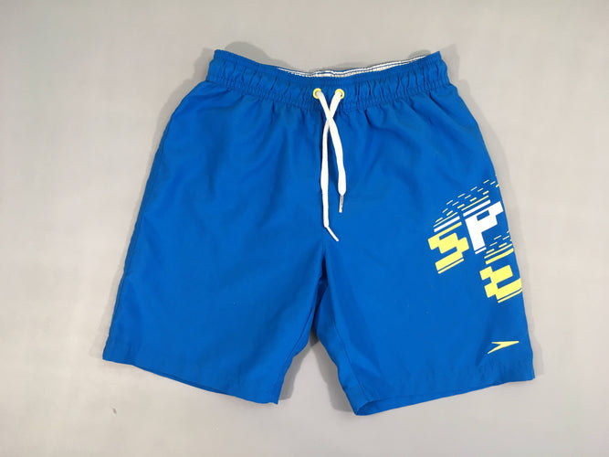 Maillot short bleu Speedo, taille S, moins cher chez Petit Kiwi