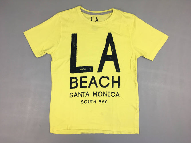 T-shirt m.c jaune LA, moins cher chez Petit Kiwi