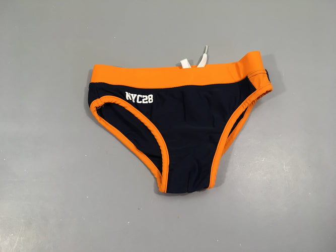 Maillot bleu orange NYC28, moins cher chez Petit Kiwi