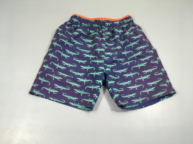 Maillot short mauve croco, moins cher chez Petit Kiwi