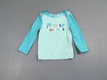 T-shirt m.l anti-uv bleu Sunshine