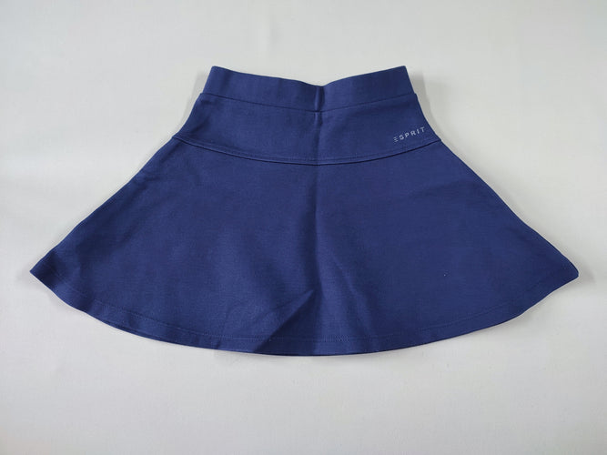Jupe bleu marine tissu stretch, moins cher chez Petit Kiwi