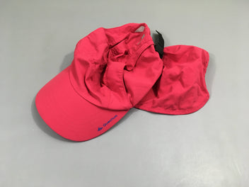 Casquette rose vif prote.ction nuque