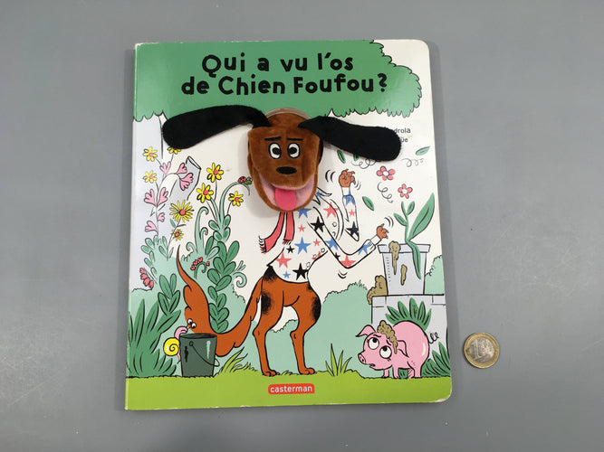 Qui a vu l'os de chien Foufou?, moins cher chez Petit Kiwi