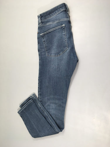 Jeans effet strié cuisses 29-30, moins cher chez Petit Kiwi