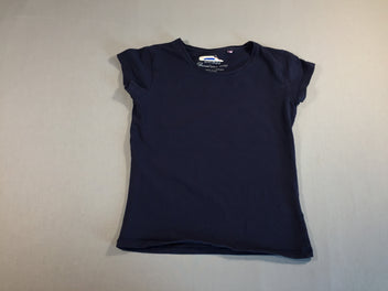 T-shirt m.c bleu foncé uni