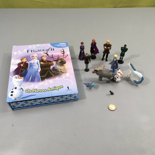 Frozen II Os Novos Amigos (10 figurines) Livre en Portugais, moins cher chez Petit Kiwi