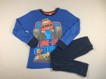 Pyjama 2pcs jersey Cars bleu