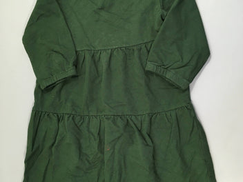 Robe m.l molleton vert foncé