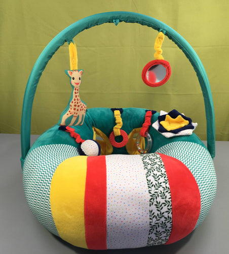 Pouf d'activité Sophie la girafe - Baby Seat & Play II - état neuf - 70€ neuf, moins cher chez Petit Kiwi