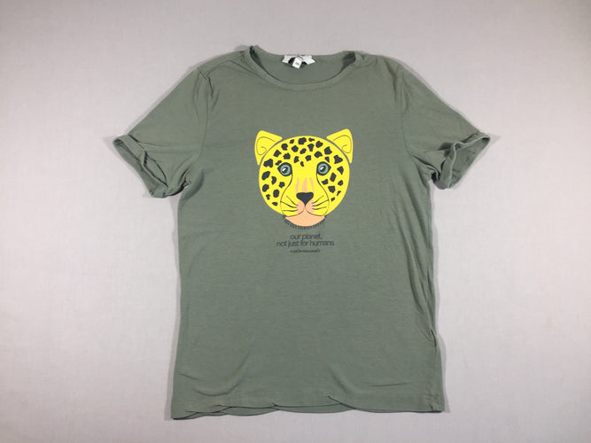 T-shirt m.c vert - lionne, moins cher chez Petit Kiwi