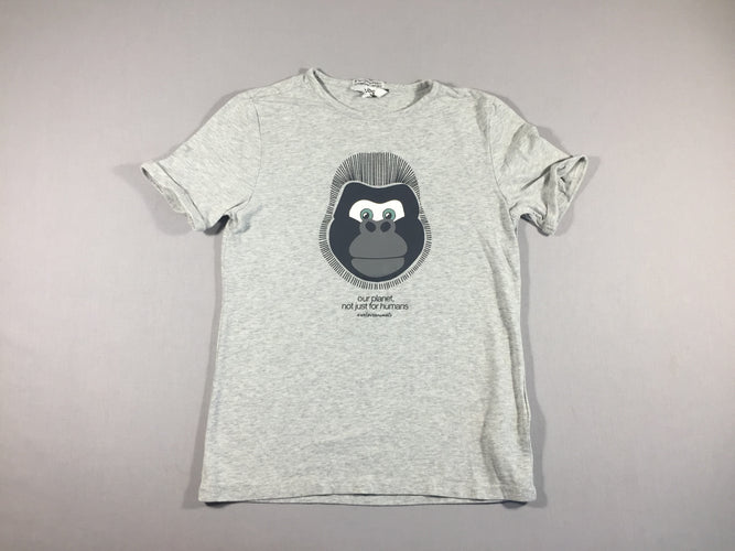 T-shirt m.c gris - singe, moins cher chez Petit Kiwi