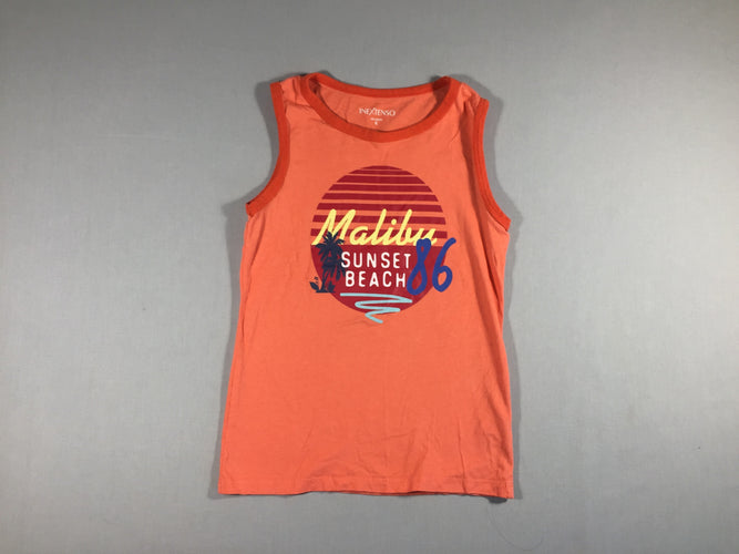 T-shirt s.m orange Malibu, moins cher chez Petit Kiwi