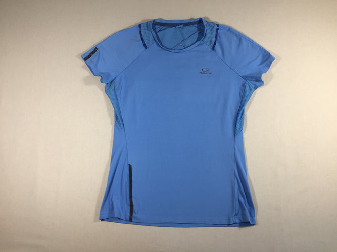 T-shirt m.c de sport bleu natier - taille estimée : S, moins cher chez Petit Kiwi